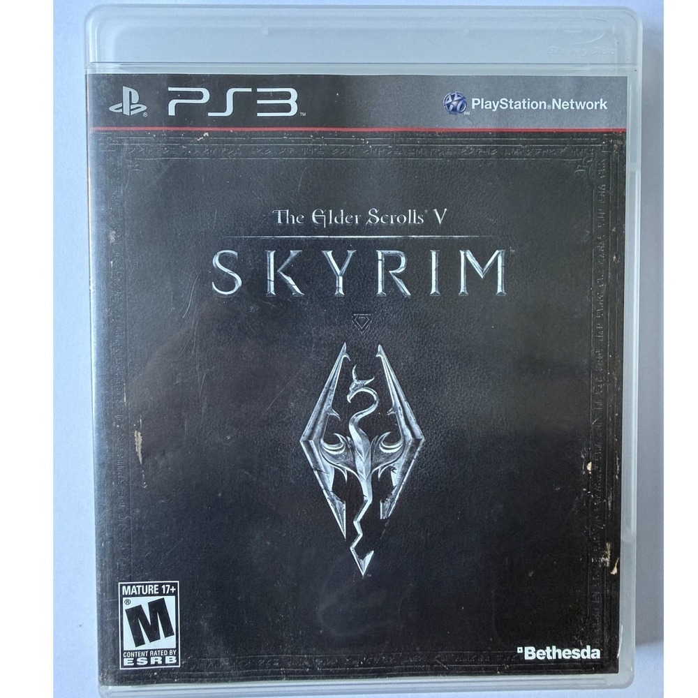 The Elder Scrolls V: Skyrim (Sony PlayStation 3) Complete CIB W/ Map & Manual